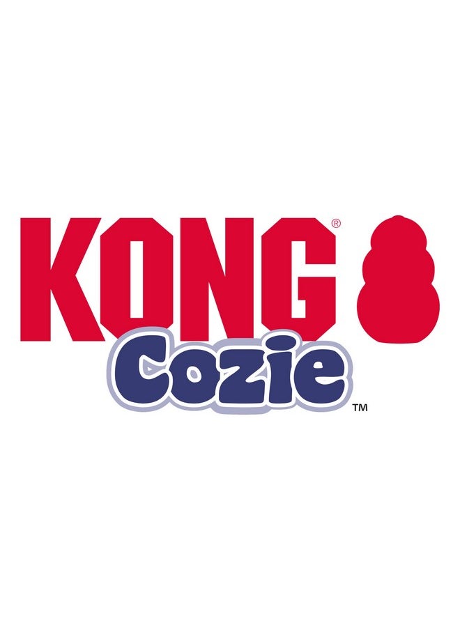 KONG Cozie King Lion Dog Toy, Durable Ultra Soft Plush Toy for Snuggling, Interactive Squeaker, Added Extra Layer for Strength, for Indoor Play, Reduces Boredom, Anxiety, Ideal for Medium Dog Breeds