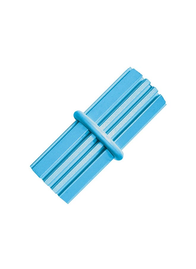 KONG Puppy Teething Stick, Gentle Chew Toy for Teething Puppies, Natural Rubber with Ridges for Sore Gums, Promotes Healthy Chewing, Stuff Dog Treats, for Crate Training, Assorted Blue/Pink, Small