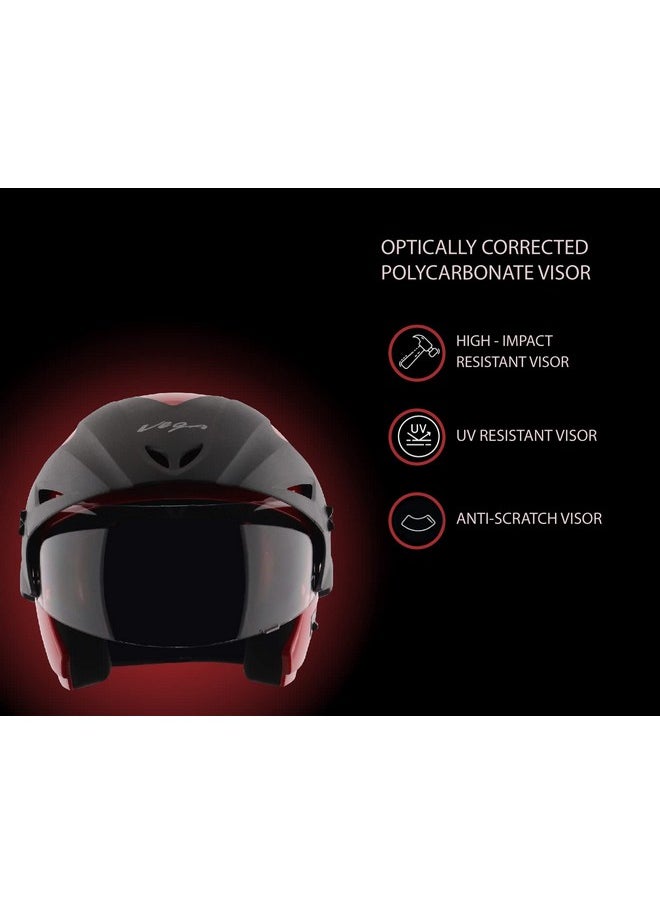 Vega Cruiser W/P Red Helmet-L