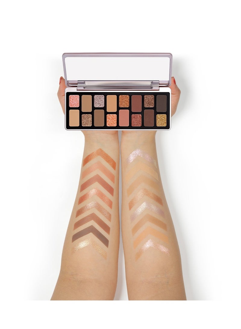 Stellars 16 Color Eyeshadow Palette Multicolor