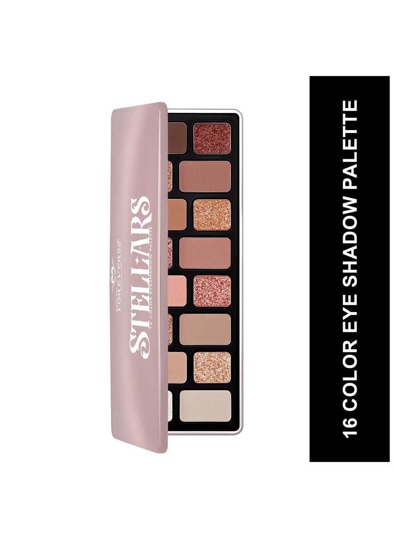 Stellars 16 Color Eyeshadow Palette Multicolor