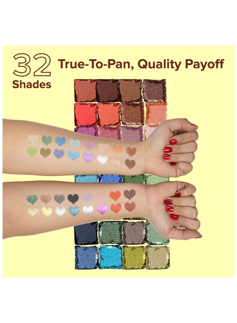 Naturals 32 Color Eyeshadow Palette Midnight Haze