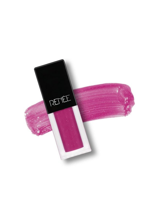 RENEE See Me Shine Lip Gloss - Play That Plum 2.5ml, Glossy, Non Sticky & Non Drying Formula, Long Lasting Moisturizing Effect, Compact and Easy to Carry
