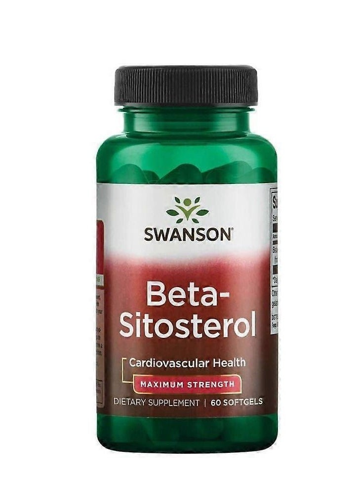 Beta-Sitosterol Maximum Strength 160 mg, 60 Softgels