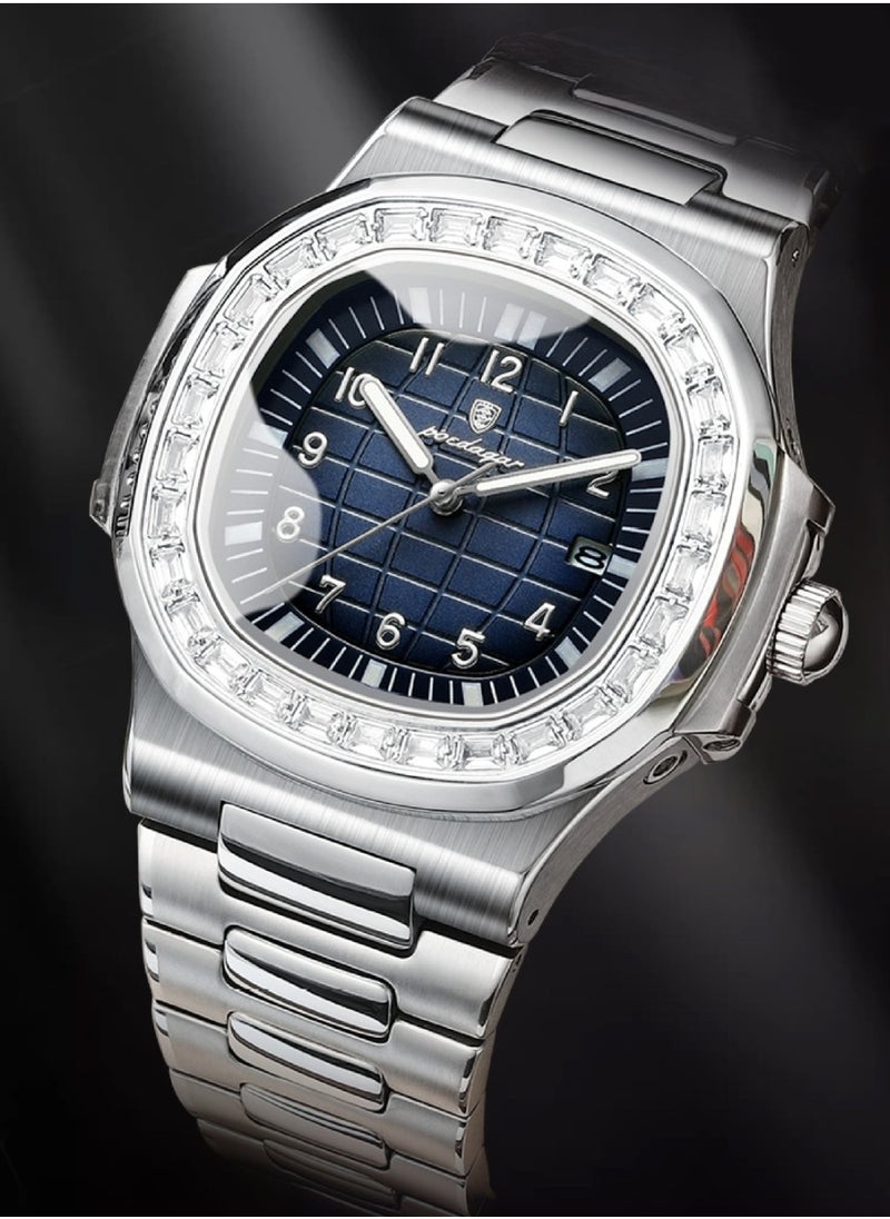 Man Watch Waterproof Luminous Men's Watch Quartz- 38mm