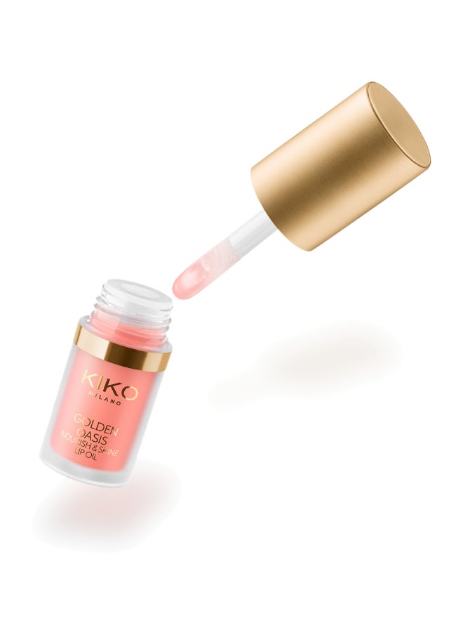 Golden Oasis Nourish And Shine Lip Oil  01