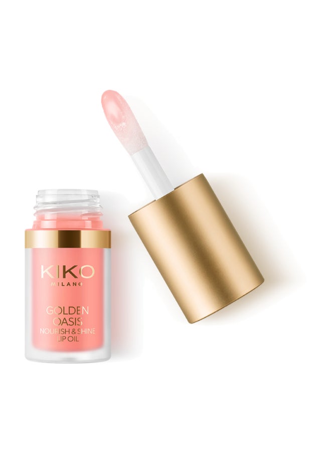 Golden Oasis Nourish And Shine Lip Oil  01