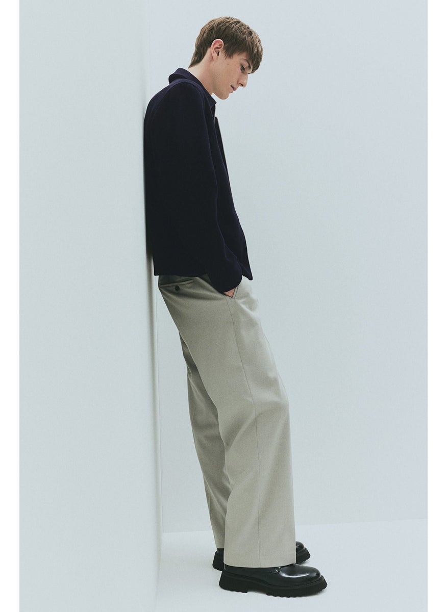 Regular Fit Wool-Blend Shacket