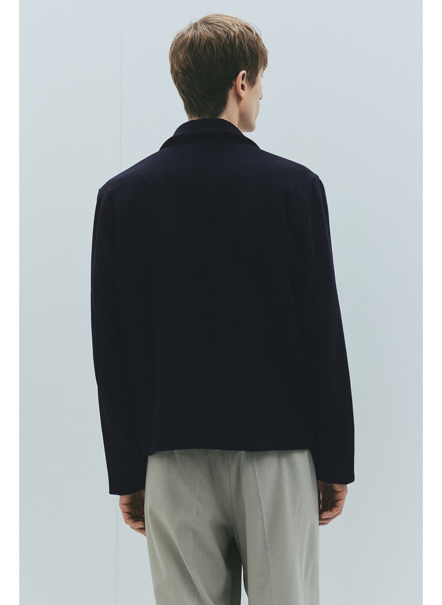 Regular Fit Wool-Blend Shacket