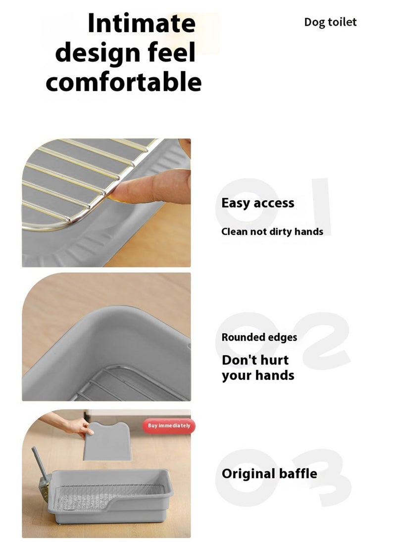 Dog Toilet Cat Potty Dog Potty Training Pad Puppy Tray Indoor Washable Pet Toilet