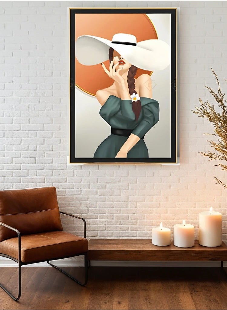 Modern Flat Inkjet Print in Aluminum Frame  cm LTD-22060017