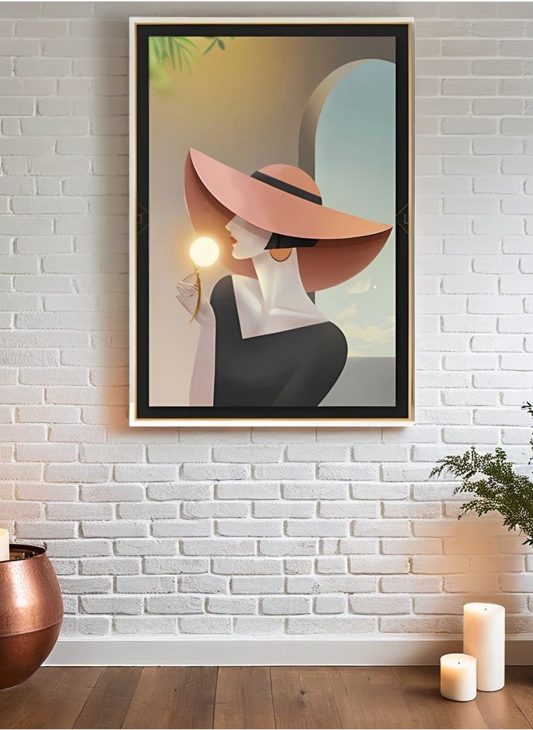 Modern Flat Inkjet Print in Aluminum Frame  LTD-22060015