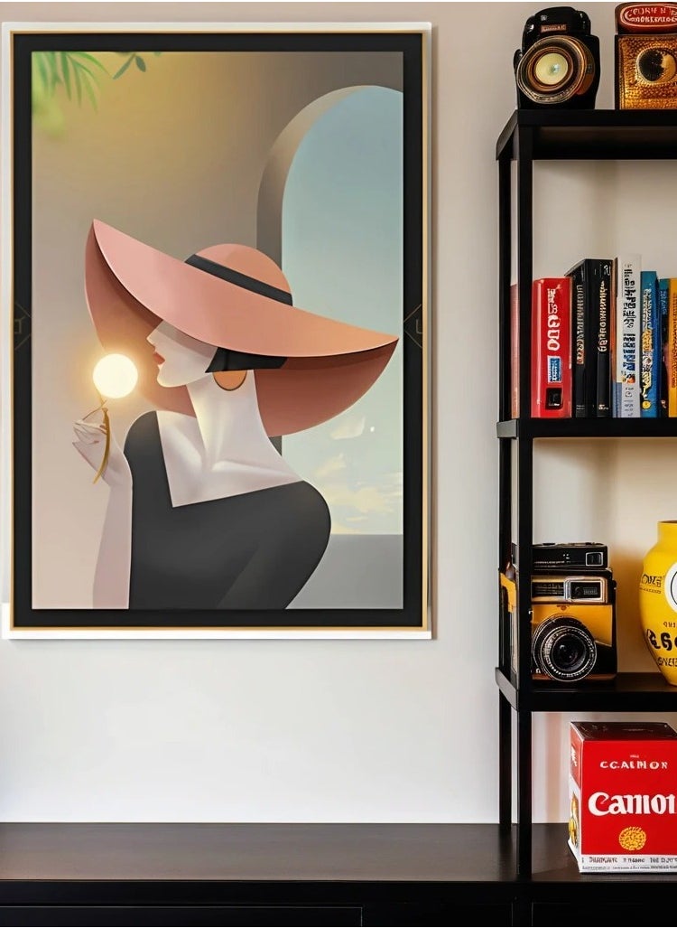 Modern Flat Inkjet Print in Aluminum Frame  LTD-22060015