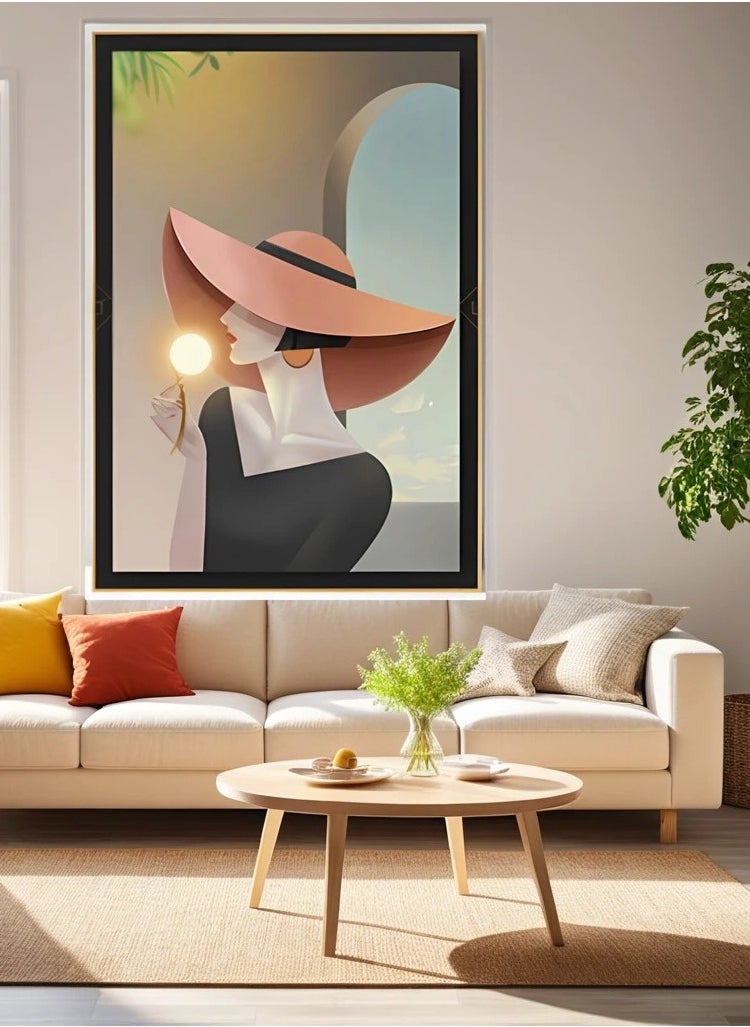Modern Flat Inkjet Print in Aluminum Frame  LTD-22060015