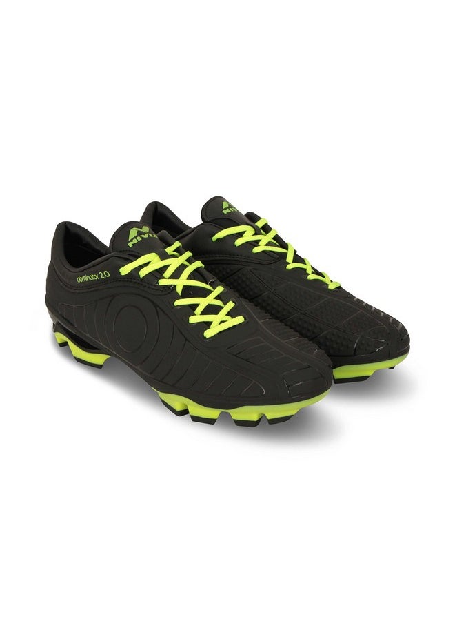 Nivia 1157BK Dominator 2.0 Men's Football Stud, UK 5 (Black)