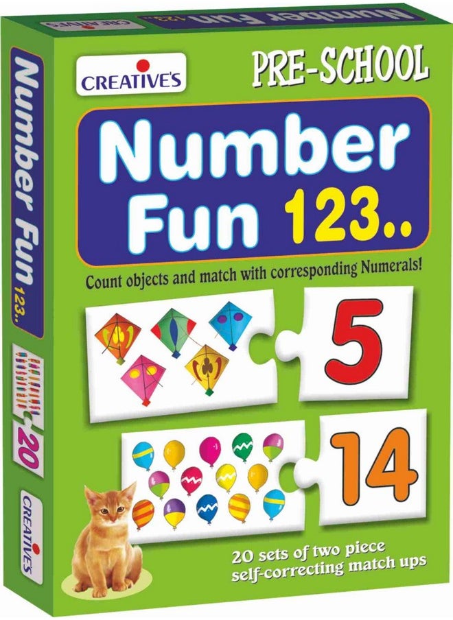 Creative's Number Fun 123...| Count & Learn Numbers 1 to 20 | Learn Numbers & How to Count | Number Recognition | Early Learning | Creative's Pre-School Games | Ages 4 & up