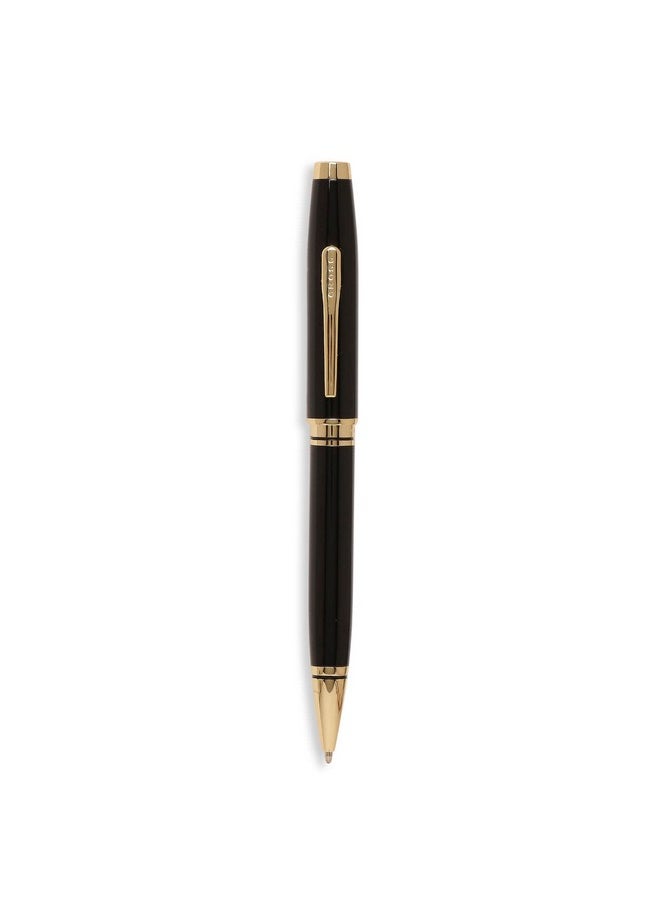Cross Coventry Black Lacquer Gold BP With Coin Wallet