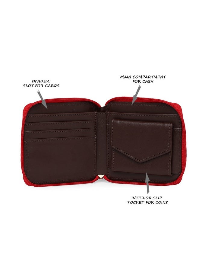 Lavie Women's Small Zip Around Wallet | Ladies Purse Handbag