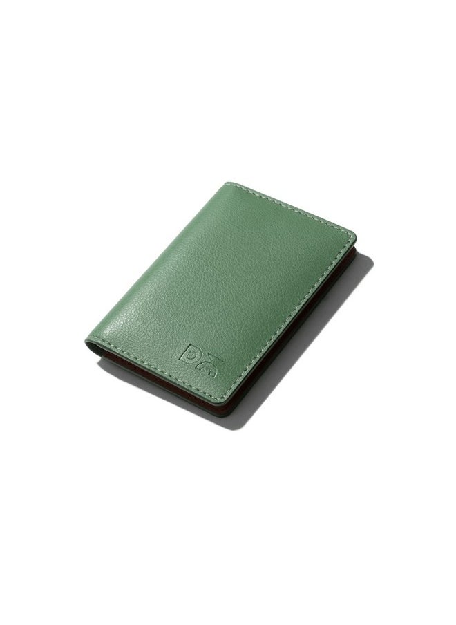 DailyObjects Hunter Green Log Bi-Fold Wallet | Compact and travel friendly structure | Durable, contemporary, and sophisticated | Premium Pebbled Leather | Manufactured in India | For Men