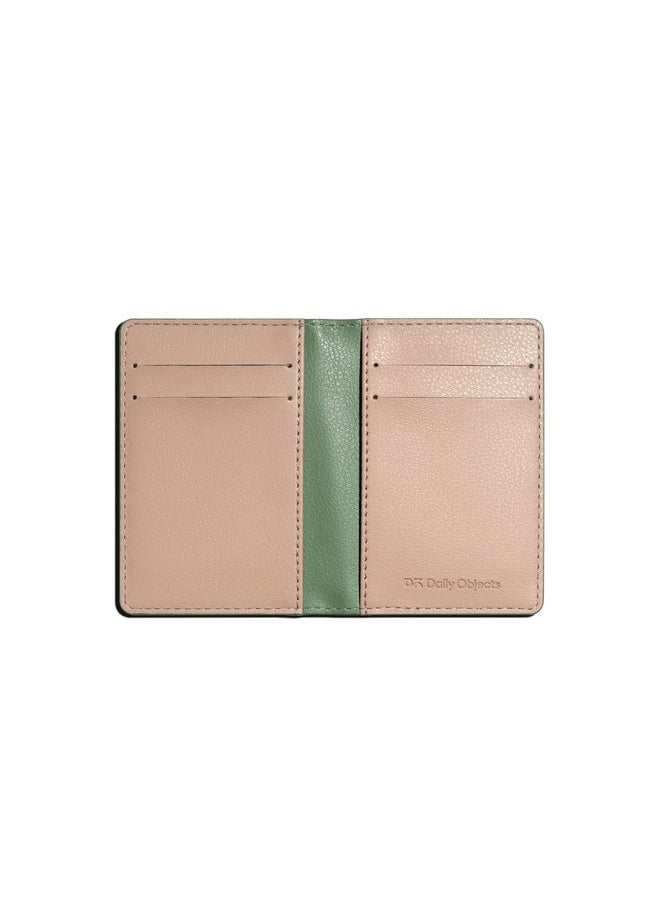 DailyObjects Hunter Green Log Bi-Fold Wallet | Compact and travel friendly structure | Durable, contemporary, and sophisticated | Premium Pebbled Leather | Manufactured in India | For Men