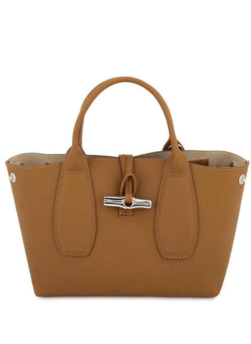 Roseau Small Leather Top Handle Bag