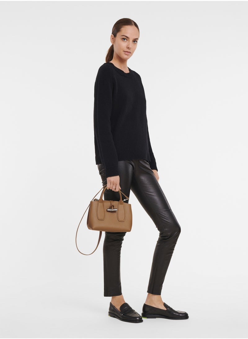Roseau Small Leather Top Handle Bag