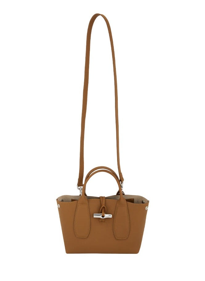 Roseau Small Leather Top Handle Bag