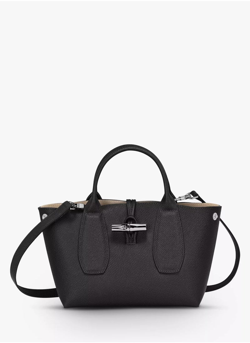 Roseau Small Leather Top Handle Bag