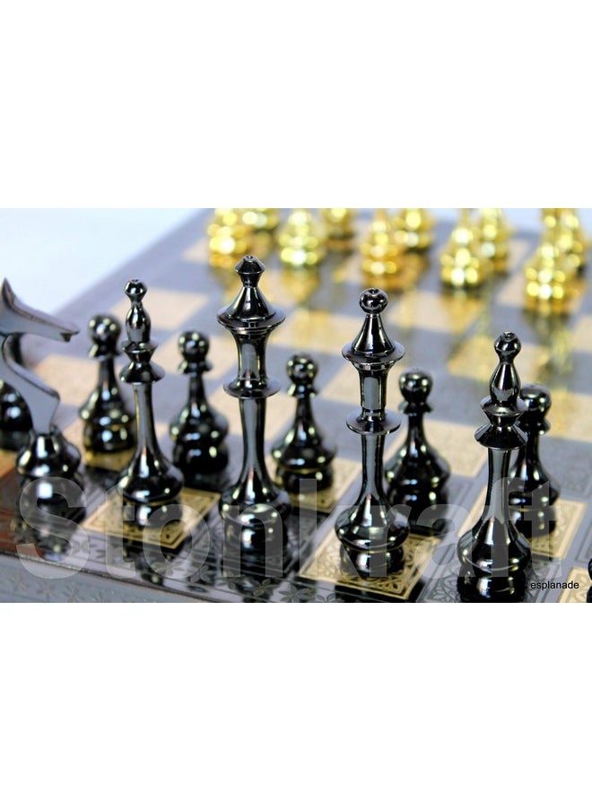 StonKraft Brass Chess Pieces Chessman Chess Coins Pawns (3.75