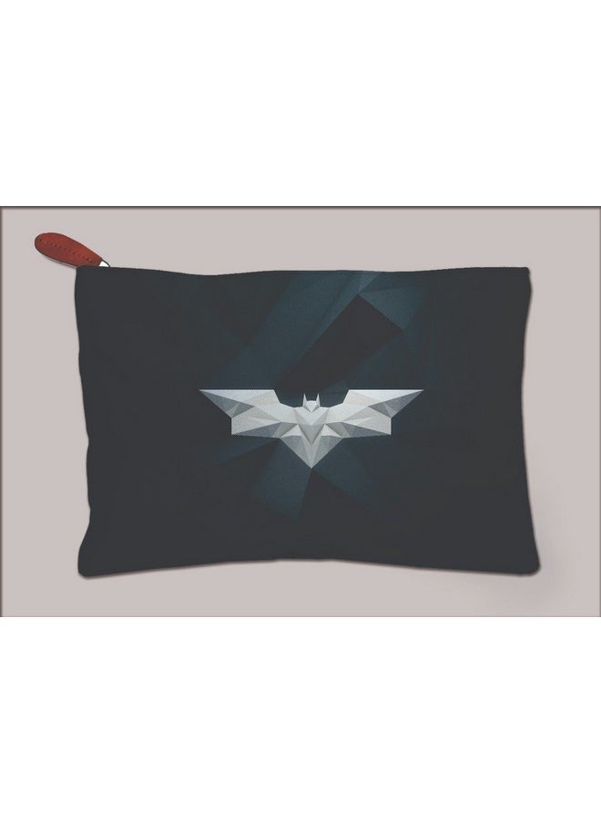 Paper Plane Design Multipurpose Canvas Pouch for Travel, Cosmetic,Office, Stationary, Gadgets, Money Purpose, Handbag. - Design 1