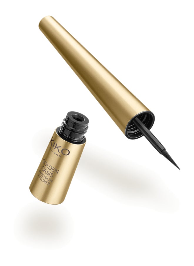 Golden Oasis Precision Eyeliner  Jet Black 01