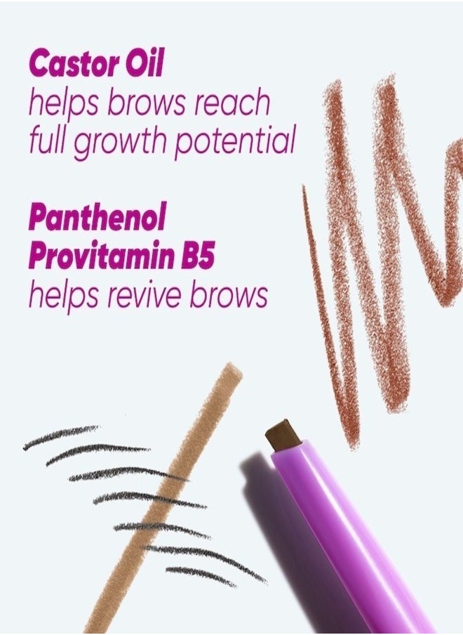 Kosas Brow Pop Dual-Action Filling & Shaping Eyebrow Pencil - Soft Brown - Light Brown/Dark Blonde 0.08g