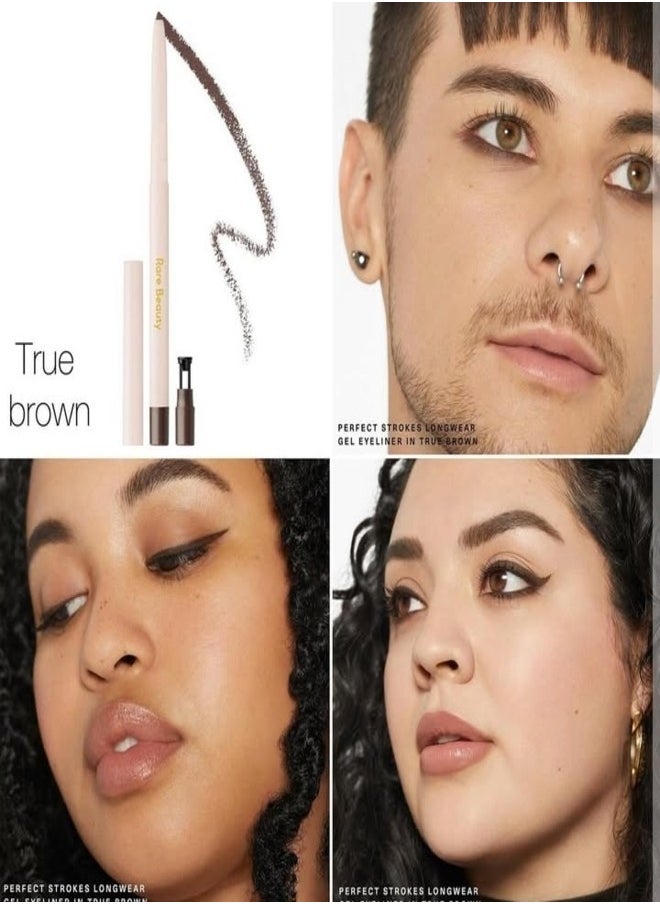 Rare Beauty by Selena Gomez Perfect Strokes Longwear & Waterproof Gel Eyeliner True Brown 0.25g