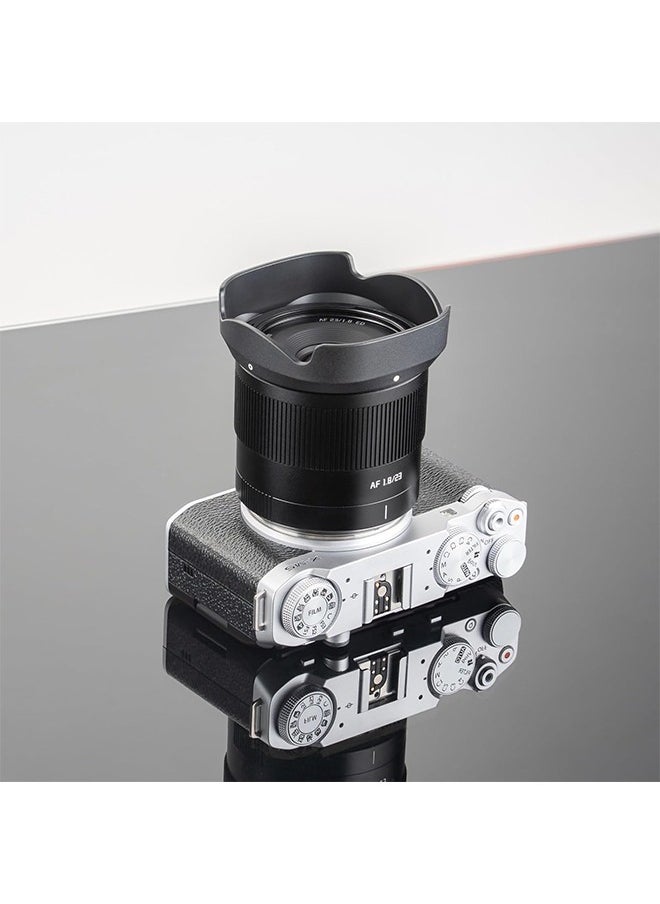 TTArtisan 23mm F1.8 X-Mount APS-C STM Auto Focus Lens for Fujifilm Fuji X-Mount Cameras X-A5 X-A7 X-M5 X-H2S X-T100 X-T20 X-T200 X-T3 X-T30 X-T30II X-T4 X-T5 X-T50 X-Pro1 X-Pro2 X-Pro3 X-E1 X-E2 X-E2S