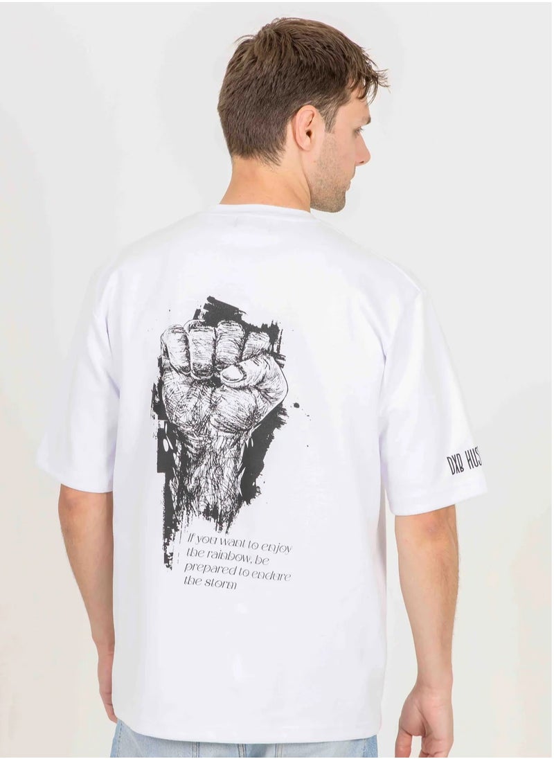 KA-1 NO PAIN NO GAIN T-SHIRT WHITE