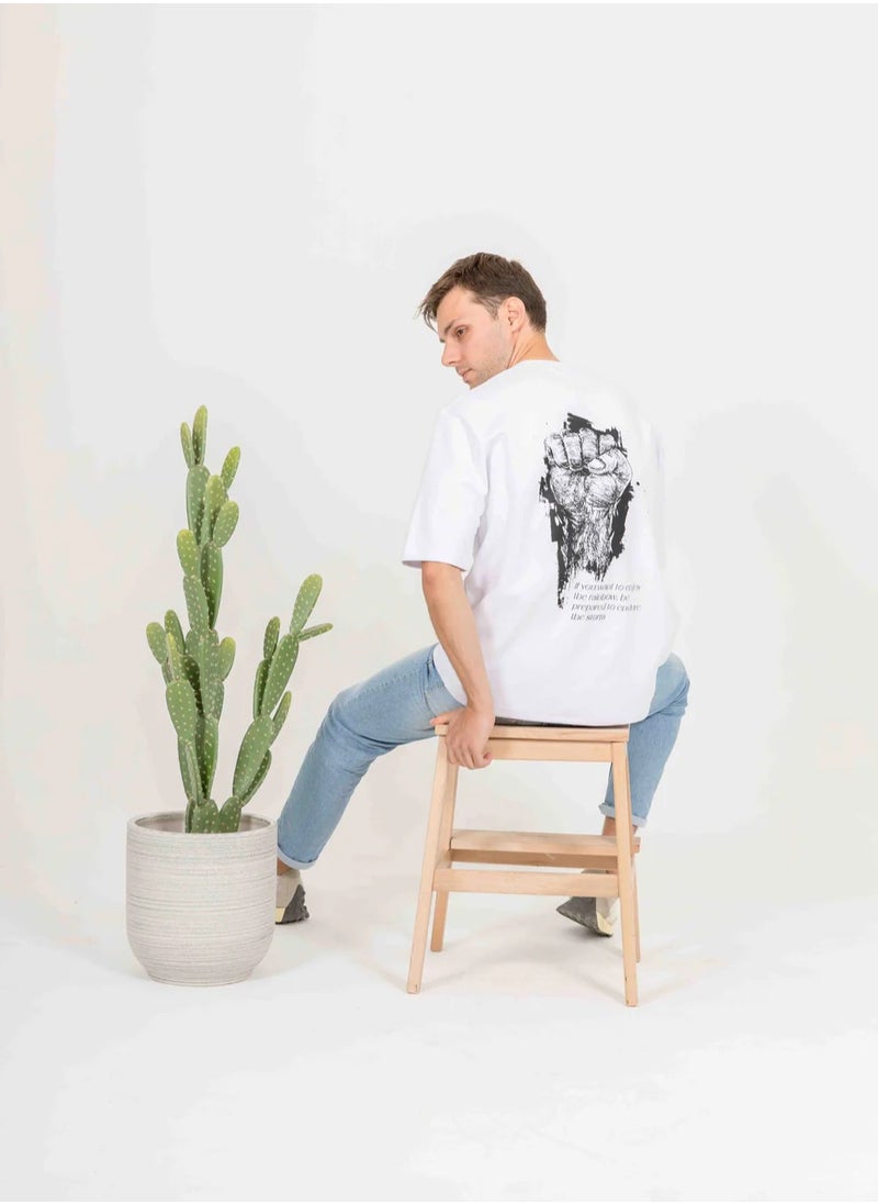 KA-1 NO PAIN NO GAIN T-SHIRT WHITE