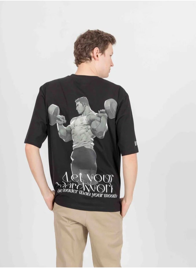 KA-1 HARD WORK T-SHIRT BLACK