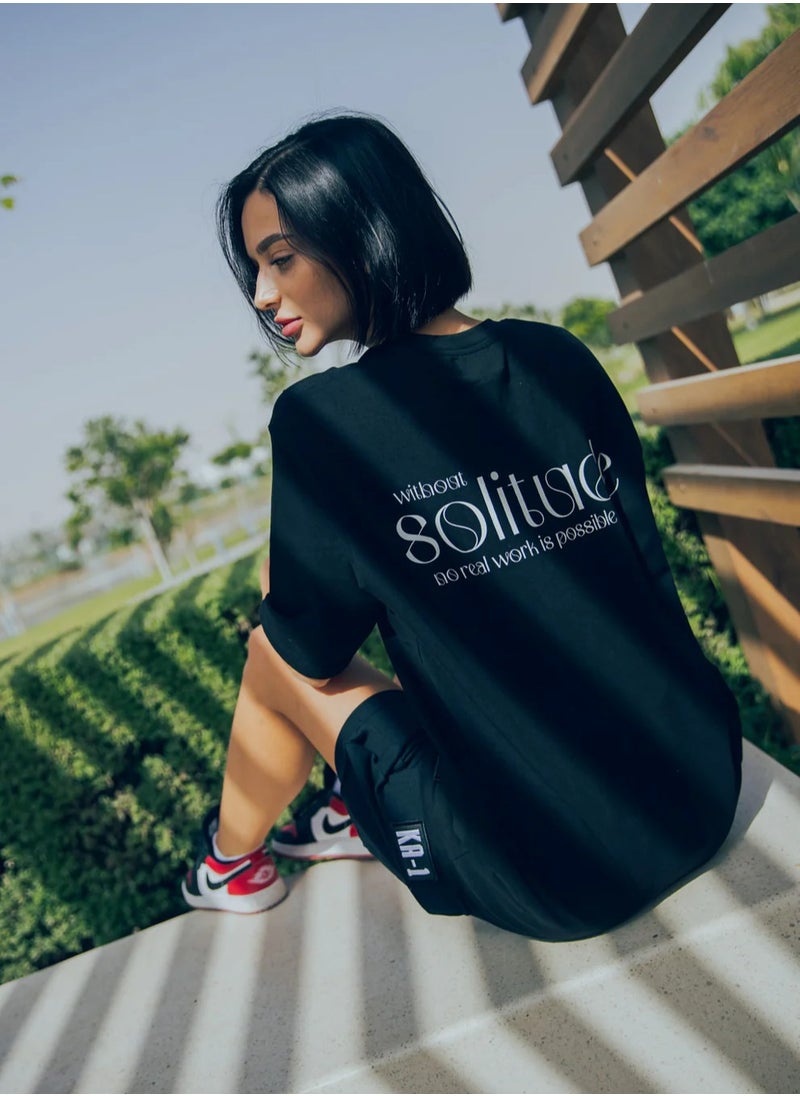 KA-1 SOLITUDE T-SHIRT BLACK