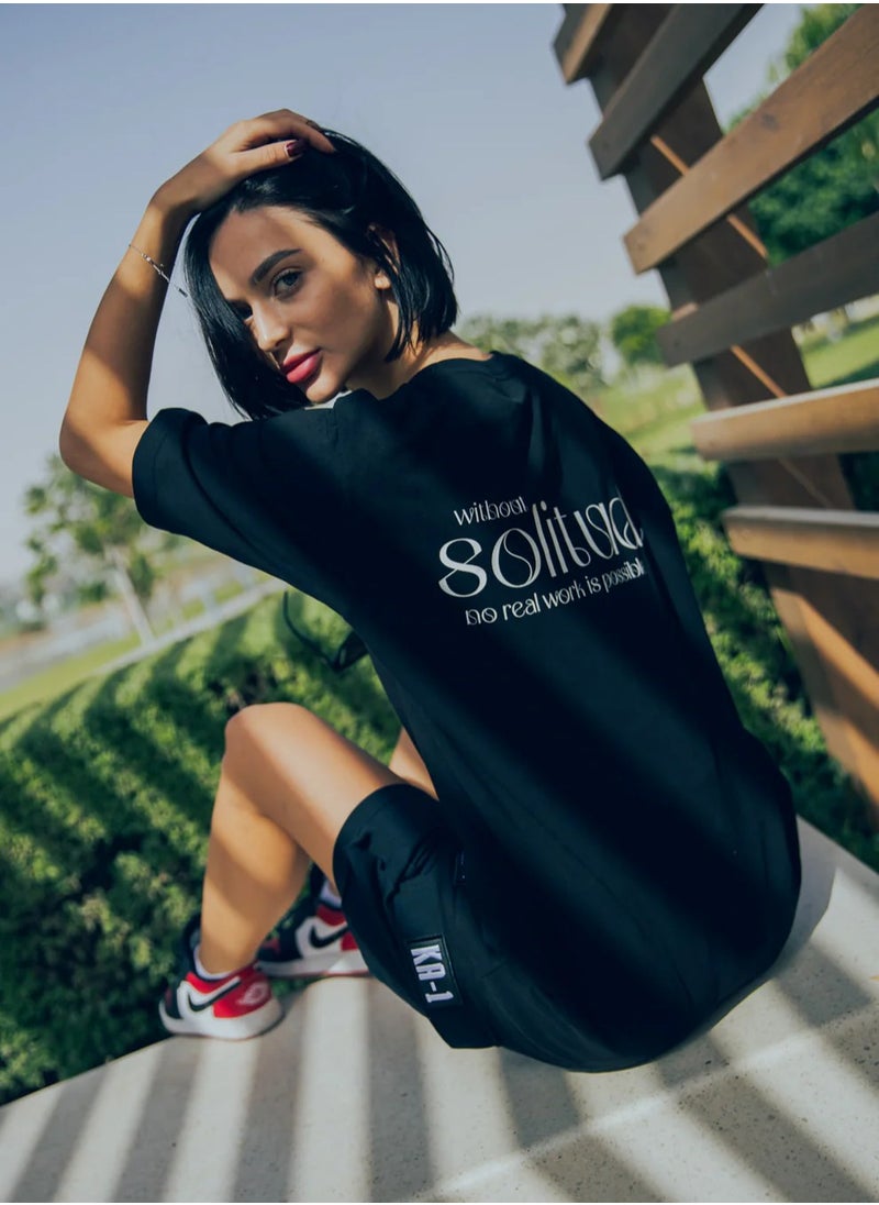 KA-1 SOLITUDE T-SHIRT BLACK