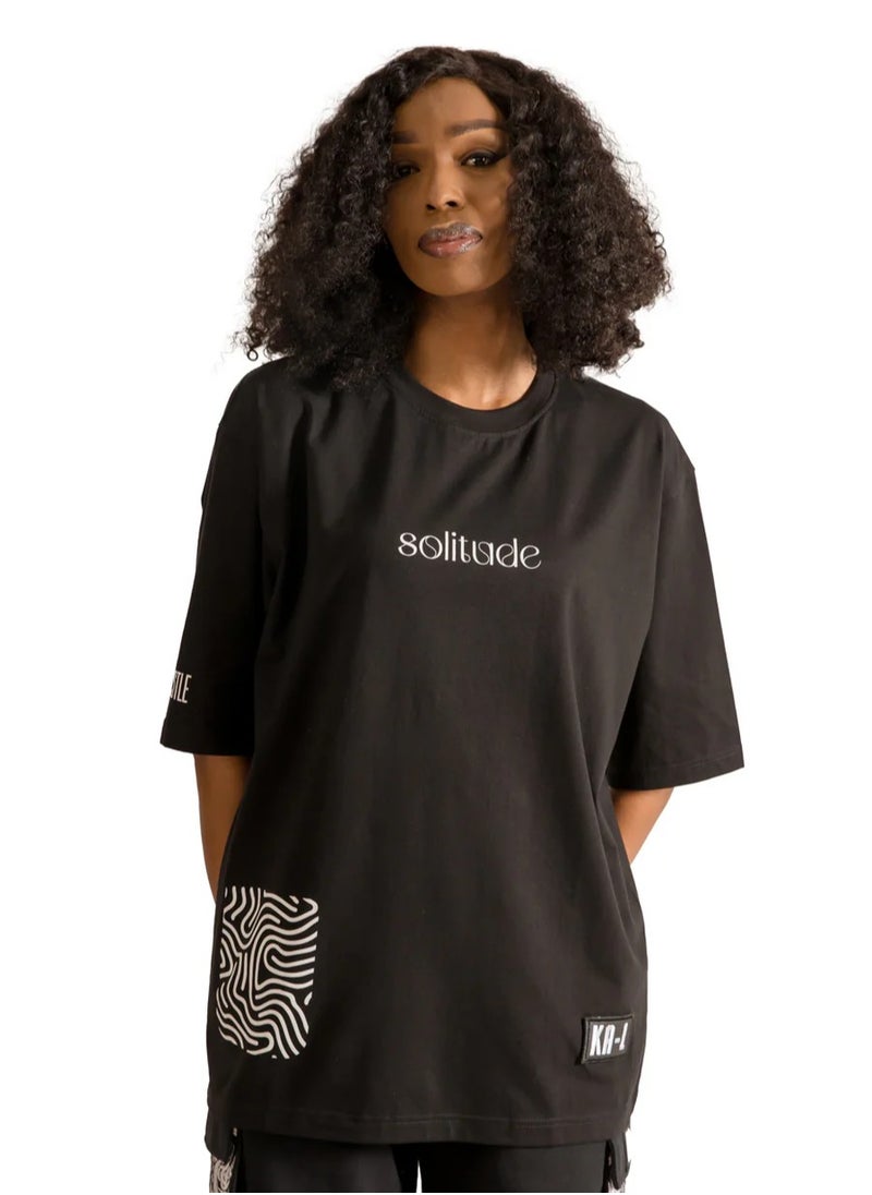 KA-1 SOLITUDE T-SHIRT BLACK