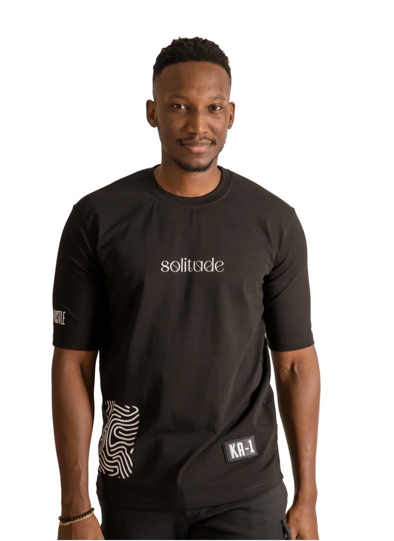 KA-1 SOLITUDE T-SHIRT BLACK