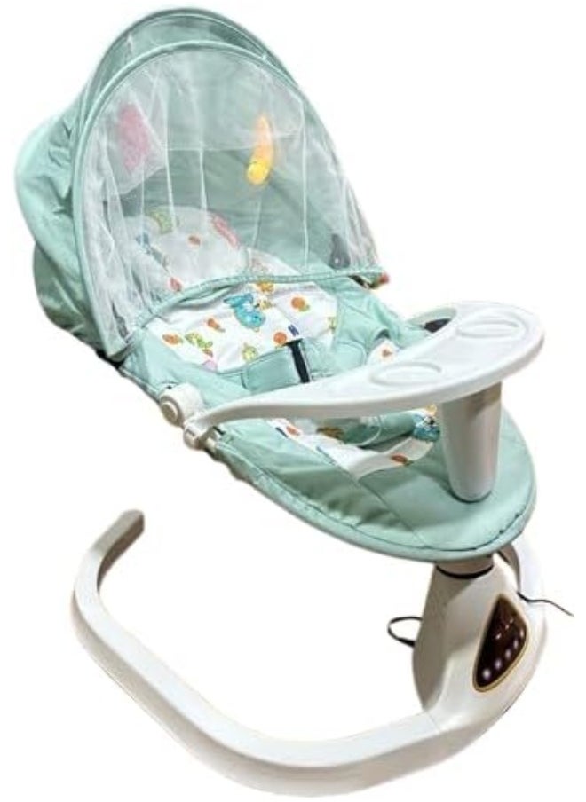 SUPAAR Baby Swings for Infants, Portable Bluetooth Enabled Baby Rocker with 5 Natural Swing Ranges & 10 Preset Sleep Music, Auto-sensing Start-stop System, Remote Control newborn swing