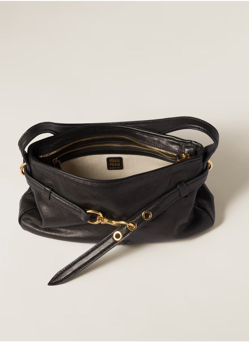 MIU Aventure nappa leather bag