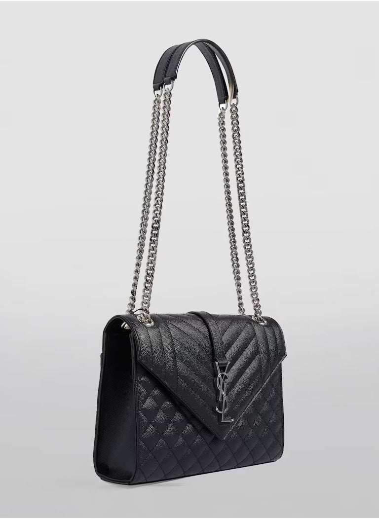 Medium Envelope Matelassé Shoulder Bag