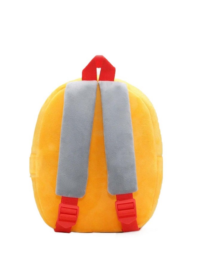 blue tree School Bag for Cute Kids for (1-6 Years), Preschool Soft Plush Oil Tanker Truck for Toddlers, Embroidery Travel Backpack for Baby Boys