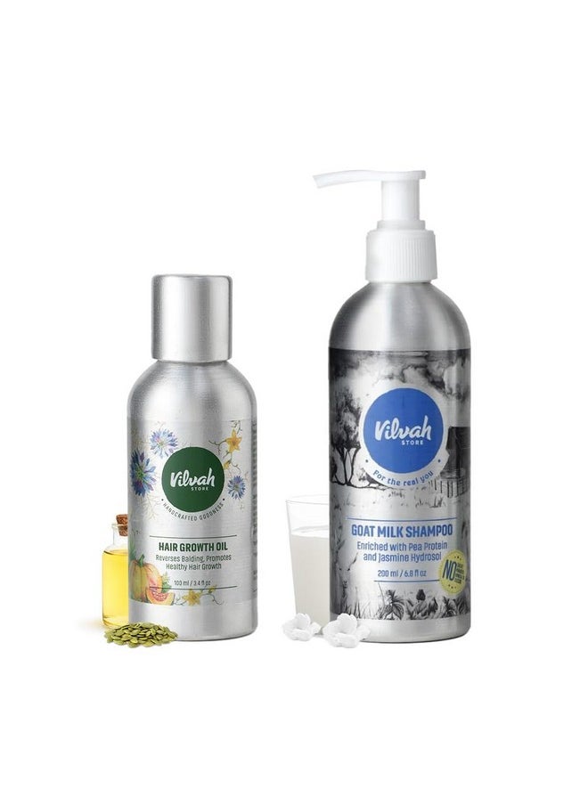 vilvah STORE Hair Strengthening Combo, 300Ml, 400 Grams