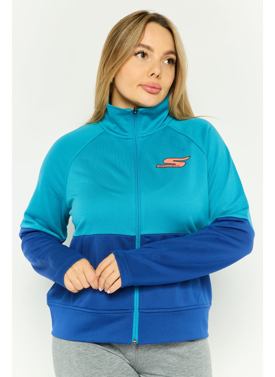 Women Sportswear Fit Long Sleeves Training Sweatshirt, Blue