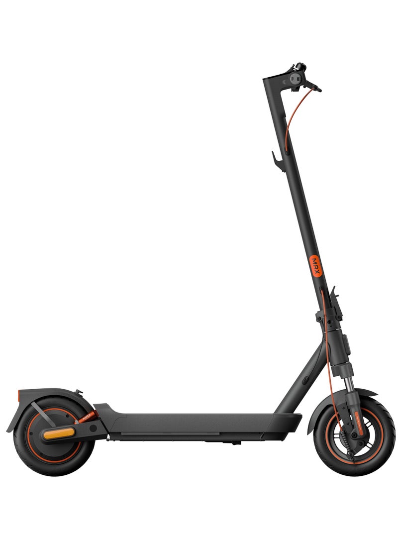 Electric Scooter 5 Max GL,Max 60km Max 1000W Carbon Steel Frame Double Suspension Dual Brake System 10 Inche 60 Mmless Tires -Black