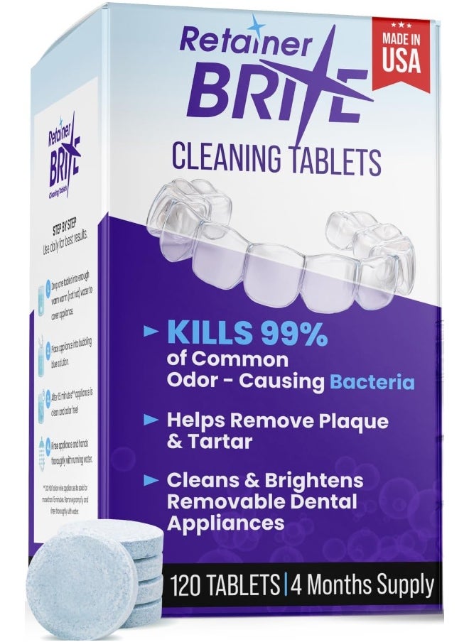 Retainer Brite 120 Tablets - Value Pack