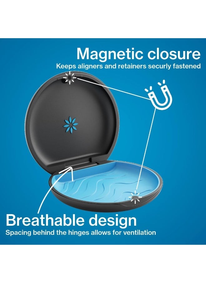 INVISALIGN Aligner and Retainer Case, Textured Donut
